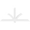 Ekena Millwork Redmond Architectural Grade PVC Gable Bracket, 72"W x 33"H x 4"D x 4"F, 11/12 Pitch GBP072X33X0404RED00 - alternate 3